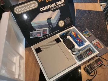 Nintendo nes avec sa boîte 