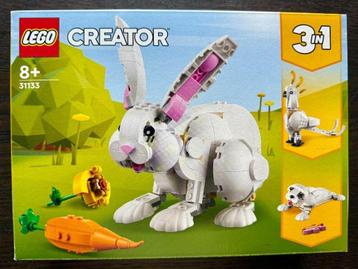 LEGO set 31133 - Wit Konijn beschikbaar voor biedingen