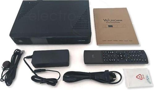 VU+ uno 4k SE avec Tuner DVB-C, Audio, Tv en Foto, Tuners, Ophalen of Verzenden