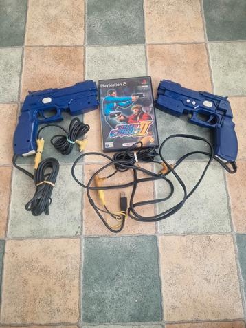 Pistolet Namco G-Con 2 Officiel + Jeu Time Crisis 2 (PS2) beschikbaar voor biedingen