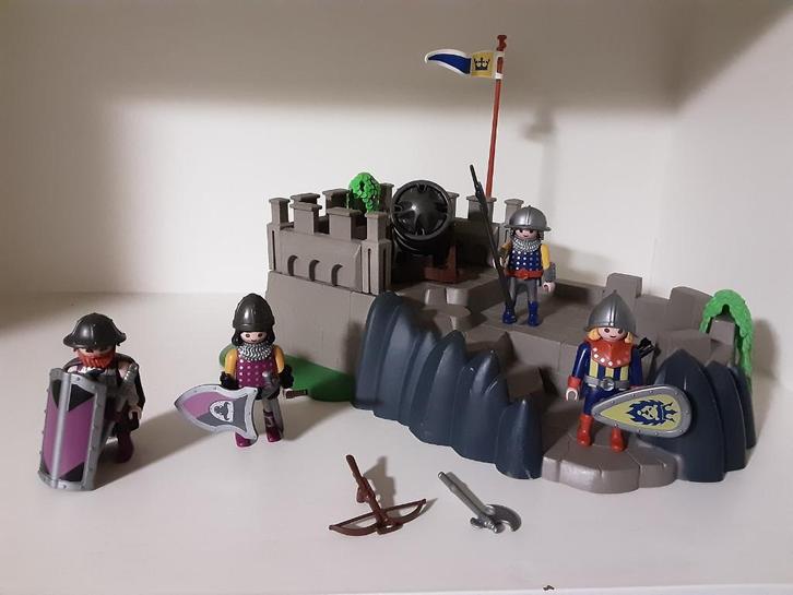 PLaymobil kasteel met ridders en Barbaren, Kinderen en Baby's, Speelgoed | Playmobil, Zo goed als nieuw, Complete set, Ophalen of Verzenden