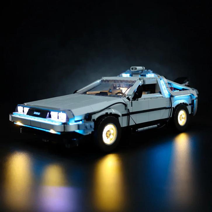 Éclairage LED pour Retour vers le futur DeLorean 10300 New, Enfants & Bébés, Jouets | Blocs de construction, Neuf, Autres marques