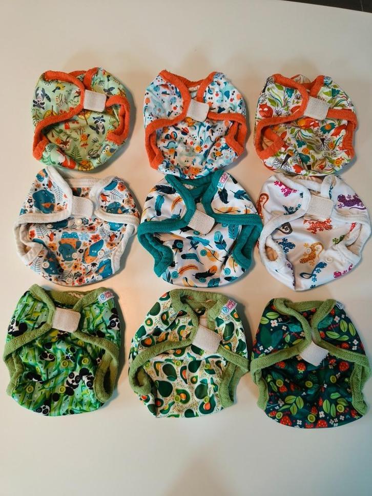 Compleet pakket wasbare luiers Petit Lulu, Kinderen en Baby's, Badjes en Verzorging, Gebruikt, Overige typen, Overige merken, Ophalen