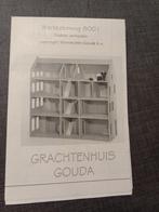 Grachtenhuis Gouda – Werktekening 8001 patroon hout, Hobby en Vrije tijd, Ophalen of Verzenden, Zo goed als nieuw