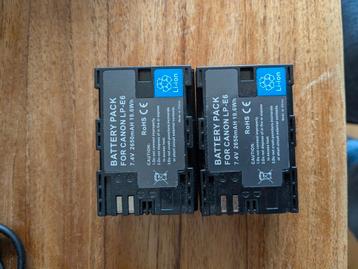 Canon LP-E6 compatibele batterijen beschikbaar voor biedingen