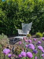 Ikea Högsten tuinstoel + voetenbank, Ophalen, Gebruikt