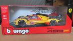 Ferrari 499P #83 WEC Qatar 2024 1:18 Burago Racing, Ophalen of Verzenden, Nieuw, Auto, Burago