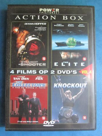 Action Box volume 4 (4 films op2 disc) beschikbaar voor biedingen