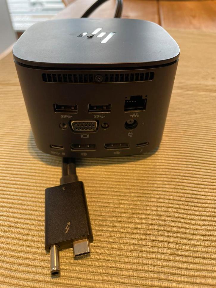HP Thunderbolt dock G2 met combokabel 230W, Informatique & Logiciels, Stations d'accueil, Comme neuf, Portable, Enlèvement