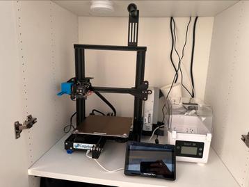 Ender-3 met Sprite Pro & Klipper screen, Enlèvement, Utilisé