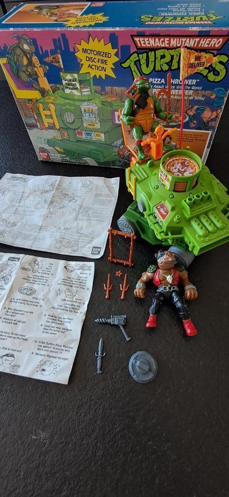 Teenage Mutant Hero Turtles Pizza Thrower Vintage 1989, Verzamelen, Speelgoed, Ophalen of Verzenden