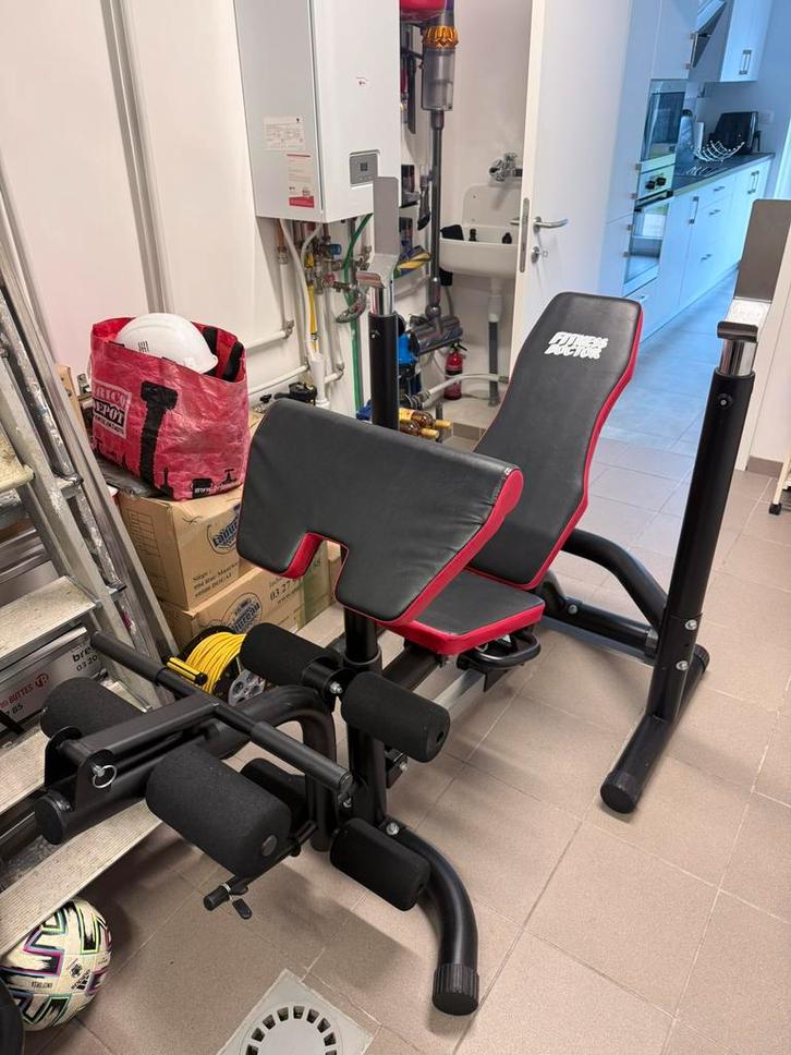 Banc de musculation Fitness Doctor, Sport en Fitness, Fitnessmaterialen, Zo goed als nieuw, Benen, Ophalen