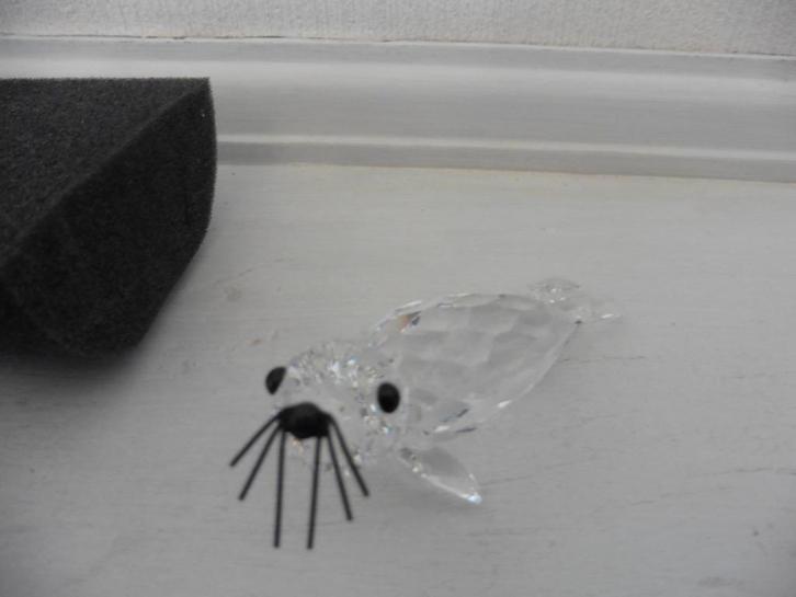 SWAROVSKI, prachtig kristallen beeldje, zegel, Verzamelen, Dierenverzamelingen, Nieuw, Beeldje of Figuurtje, Overige soorten, Ophalen of Verzenden
