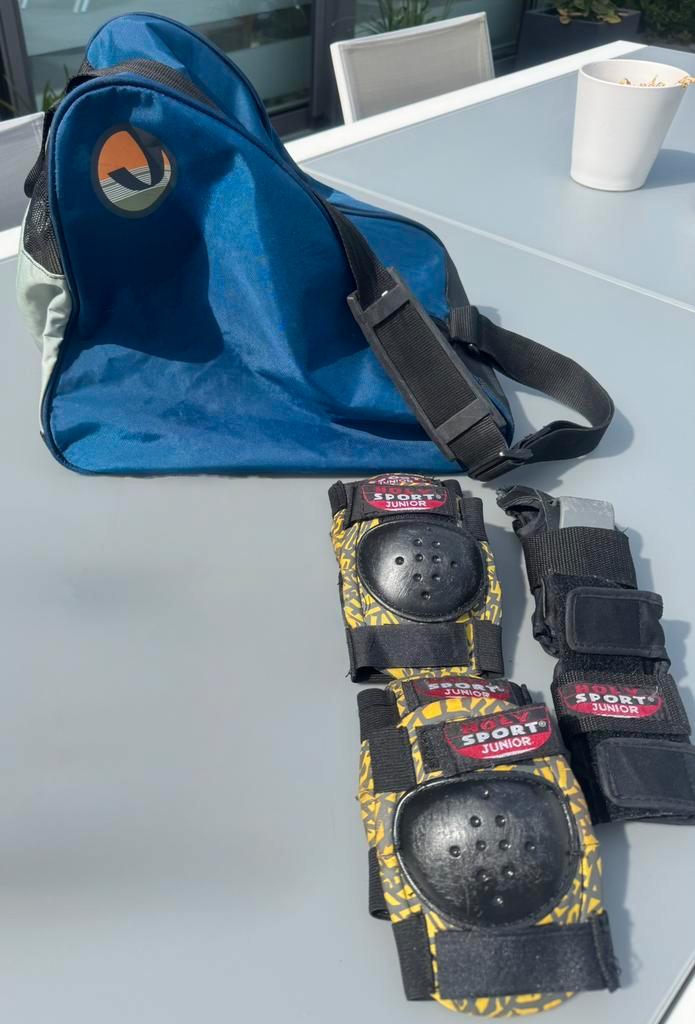 Sportzak voor skeelers + bescherming voor kind - XS, Sport en Fitness, Skeelers, Zo goed als nieuw, Bescherming, Kinderen, Ophalen