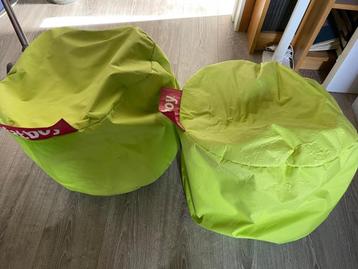 2 zitzakken merk Fatboy (samen 20euro) beschikbaar voor biedingen