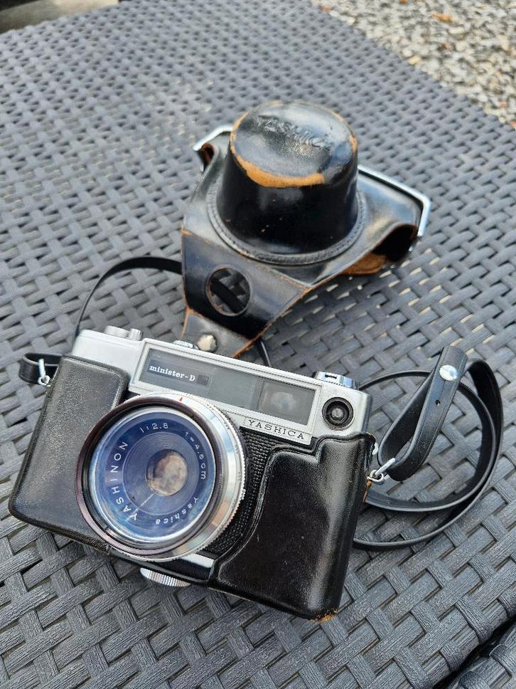 Yashica minister-D fototoestel, Verzamelen, Foto-apparatuur en Filmapparatuur, Fototoestel, 1960 tot 1980, Ophalen of Verzenden