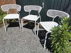 Bristol 3 tuinstoelen (prijs per stuk), Tuin en Terras, Tuinstoelen, Ophalen, Zo goed als nieuw, Aluminium, Stapelbaar