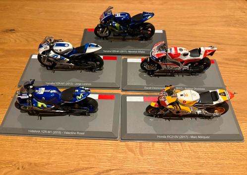 5 Altaya moto GP modelmoto’s 1:18, Hobby en Vrije tijd, Modelauto's | 1:18, Zo goed als nieuw, Motor, Overige merken, Ophalen of Verzenden