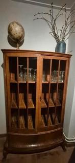 Prachtige buffet vitrine antieke kast, Antiquités & Art, Enlèvement