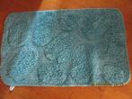 Tapis de bain antidérapant avec reliefs de galets, Bleu, Tapis de bain, Utilisé, Enlèvement ou Envoi