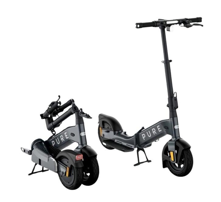 Compact opvouwbare elektrische step - Pure advance flex, Fietsen en Brommers, Steps, Zo goed als nieuw, Elektrische step (E-scooter)