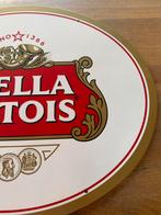 Stella artois dubbelzijdige metalen plaat, Verzamelen, Biermerken, Ophalen of Verzenden, Stella Artois