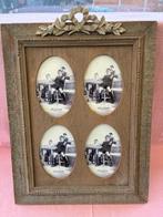 Grand cadre photo en bois, Maison & Meubles, Enlèvement ou Envoi, Utilisé, Bois, Moins de 50 cm