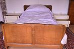 1-persoonsbed, Huis en Inrichting, Slaapkamer | Bedden, Ophalen, Gebruikt, Eenpersoons, Bruin