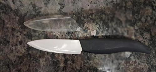 Petit couteau à éplucher avec lame en céramique blanche, Huis en Inrichting, Keuken | Bestek, Gebruikt, Verzenden