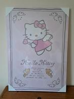 Hello Kitty poster op canvas, Huis en Inrichting, Woonaccessoires | Lijsten, Nieuw, Ophalen