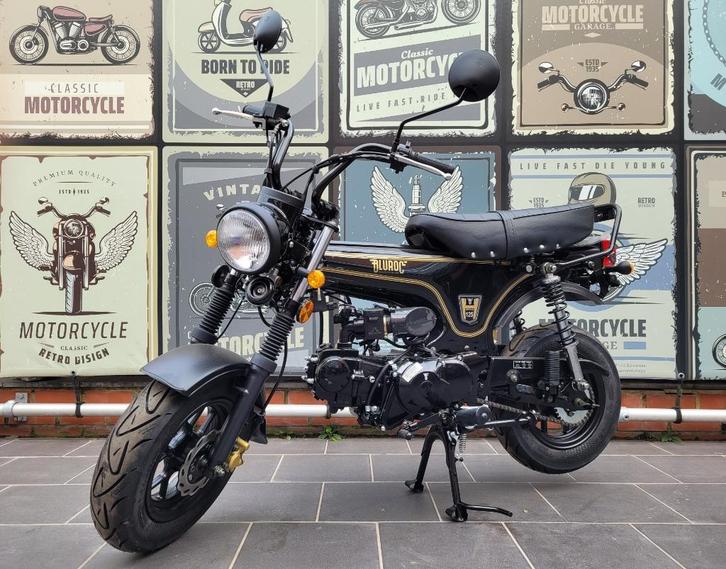 Nieuwe Bluroc Heritage Dax Klasse A, B, 125cc motorfiets, Motoren, Motoren | Overige merken, Particulier, Overig, 1 cilinder, Ophalen of Verzenden