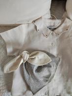 Geborduurde linnen blouse voor baby's "Buissonière"., Nieuw, Meisje, Ophalen of Verzenden