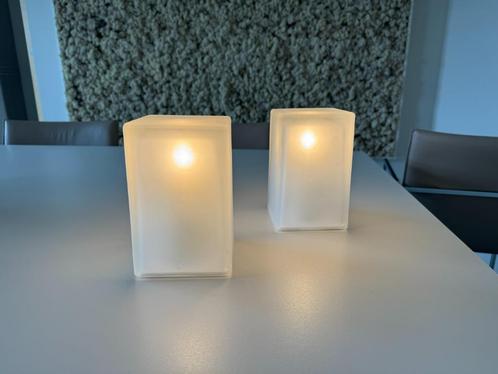 Oplaadbare tafellampen Neoz (2 stuks), Maison & Meubles, Lampes | Lampes de table, Comme neuf, Verre, Enlèvement