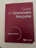 Guide de grammaire française de boeck, Livres, Livres scolaires, Comme neuf, Histoire