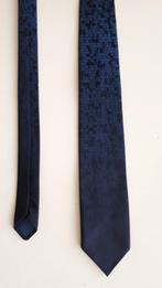 das / vintage / blauw met motief -vierkantjes, Ophalen of Verzenden, Gedragen, Blauw, Met patroon