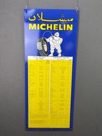 Michelin banden spanningtabel 34x83 cm, Ophalen of Verzenden, Zo goed als nieuw, Reclamebord