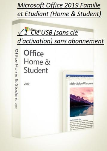 Microsoft Office 2019 Famille et Etudiant (Home & Student), Informatique & Logiciels, Enlèvement ou Envoi, Neuf, Excel, Windows