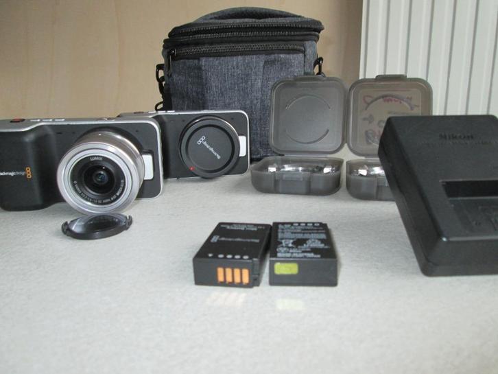 BM Cinema Pocket MK1 (BMCCP) + 2e body voor onderdeln, Audio, Tv en Foto, Videocamera's Digitaal, Gebruikt, Camera, Geheugenkaart