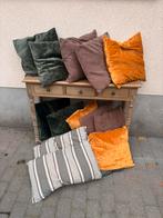 Diverse kussens afneembare hoes met rits, Huis en Inrichting, Woonaccessoires | Kussens, Ophalen, Zo goed als nieuw
