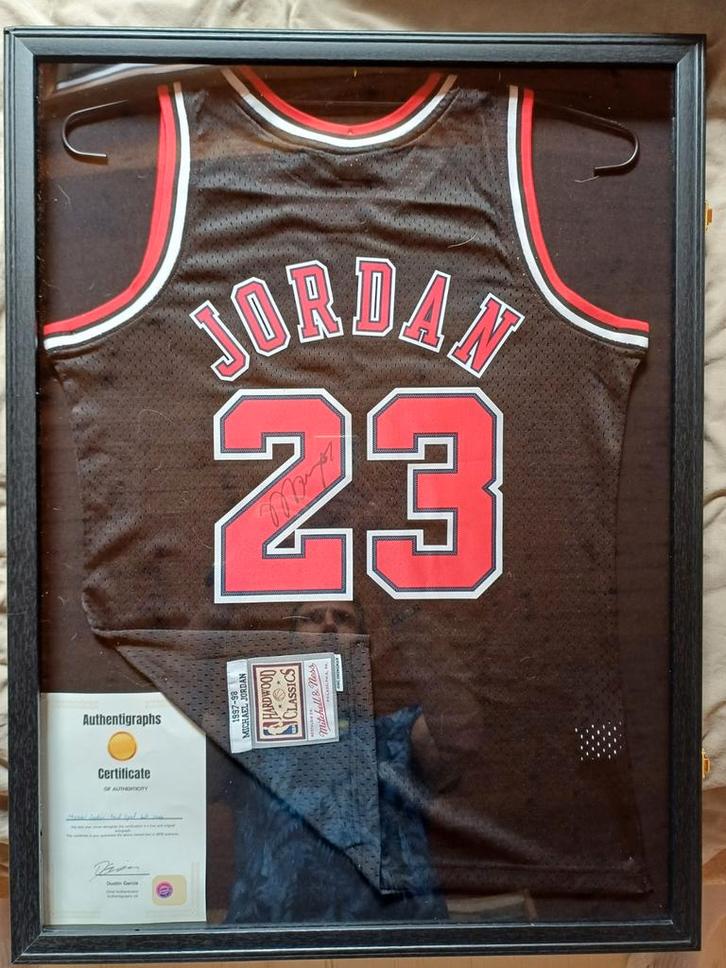 maillot nba Michael JORDAN signé, Sport en Fitness, Basketbal, Nieuw, Kleding, Ophalen