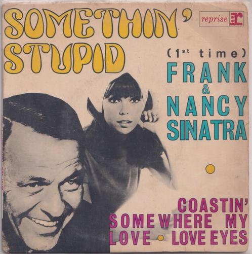 Frank & Nancy Sinatra – Somethin’ Stupid – Single, Cd's en Dvd's, Vinyl Singles, Gebruikt, Single, Pop, 7 inch, Ophalen of Verzenden