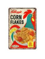 Kellogg's blikken decoratie plaat, Ophalen of Verzenden, Zo goed als nieuw, Reclamebord
