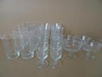 Collection verres vintage verres gravés verres à bois 1950, Comme neuf, Autres types, Enlèvement ou Envoi