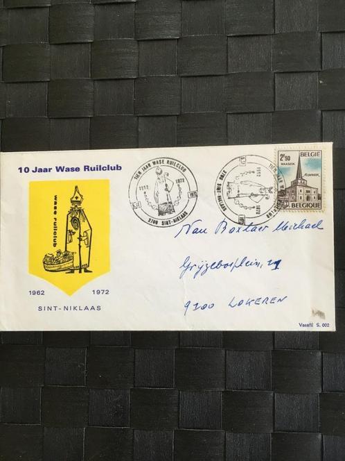 Speciale uitgave / afstempeling. 10 jaar ruilclub Waasland., Postzegels en Munten, Postzegels | Europa | België, Gestempeld, Met stempel
