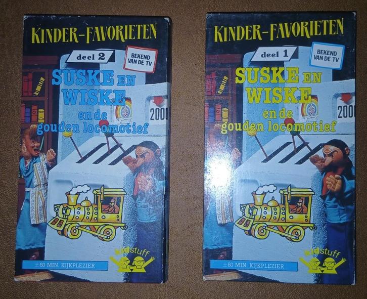 Suske en Wiske – Kinderfavorieten VHS (4-delige set), Boeken, Stripverhalen, Gelezen, Meerdere stripboeken, Ophalen of Verzenden