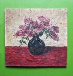 schilderijtje W. Verleysen '64 - 17x15,5 cm - lees info aub!, Ophalen