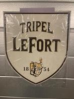 Tripel LeFort (Br.Bockor), Verzamelen, Ophalen, Nieuw, Reclamebord