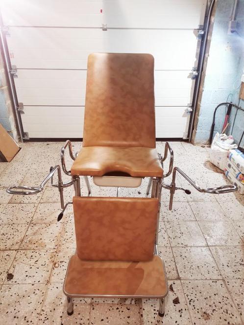 Siège vintage professionnel d'examen gynécologique, Divers, Matériel Infirmier, Utilisé, Enlèvement