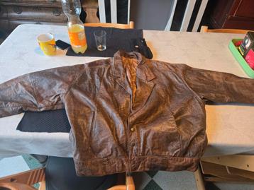 lederen jasje maat L, Kleding | Heren, Jassen | Winter, Ophalen of Verzenden, Gedragen, Maat 52/54 (L)