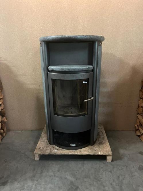 24192 Speksteenkachel GKT 8kw, Huis en Inrichting, Kachels, Gebruikt, Vrijstaand, Houtkachel, Hout, Ophalen
